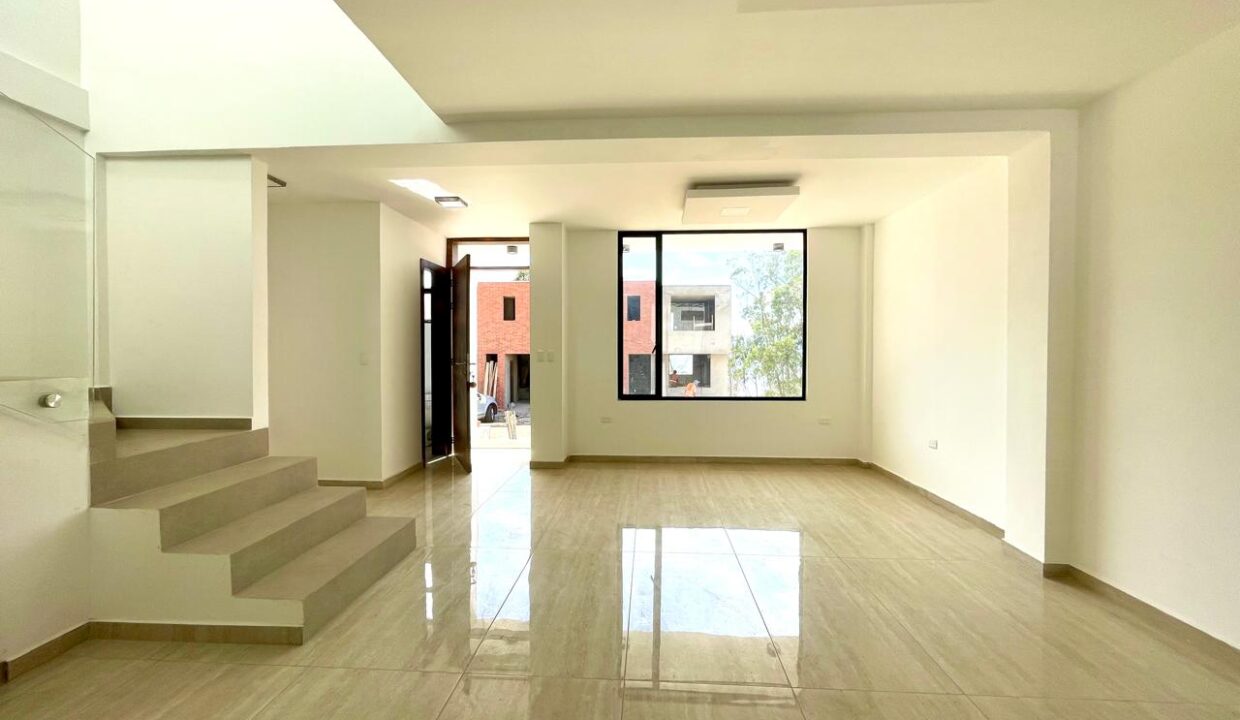 Sala del departamento en venta en Quito Ecuador