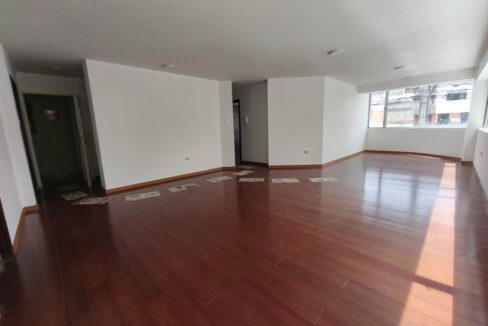 Sala del departamento en venta en Quito Ecuador